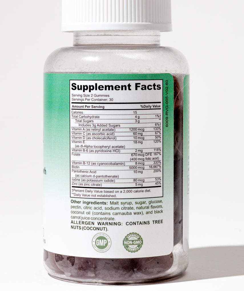 HEALTHY HAIR GUMMIES - 60 Capsules (30 Serves)